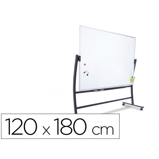 PIZARRA BLANCA ROCADA ACERO VITRIFICADO MAGNETICO MARCO ALUMINIO DOBLE CARA VOLTEABLE CURVE 120X180 CM PIZARRA BLANCA ROCADA ACERO VITRIFICADO MAGNETICO MARCO ALUMINIO DOBLE CARA VOLTEABLE CURVE 120X180 CM