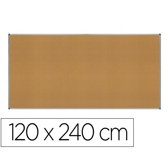 PIZARRA CORCHO ROCADA MARCO ALUMINIO CON CANTONERAS 120X240 CM PIZARRA CORCHO ROCADA MARCO ALUMINIO CON CANTONERAS 120X240 CM