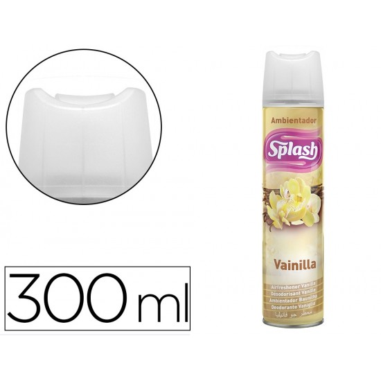 AMBIENTADOR SPRAY SPLASH AROMA VAINILLA BOTE DE 300 ML AMBIENTADOR SPRAY SPLASH AROMA VAINILLA BOTE DE 300 ML