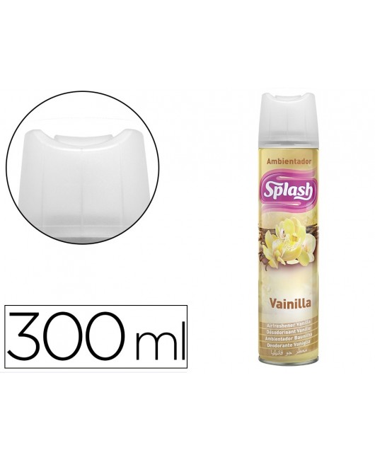 AMBIENTADOR SPRAY SPLASH AROMA VAINILLA BOTE DE 300 ML