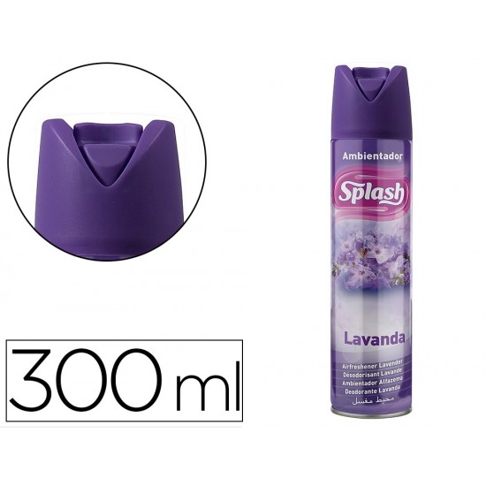 AMBIENTADOR SPRAY SPLASH AROMA LAVANDA BOTE DE 300 ML AMBIENTADOR SPRAY SPLASH AROMA LAVANDA BOTE DE 300 ML