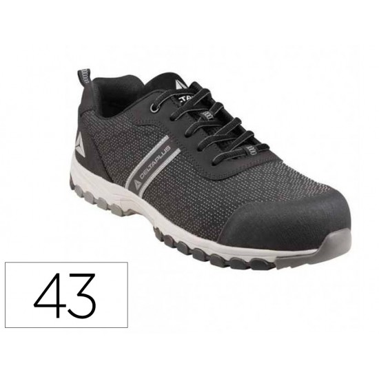 ZAPATO DE SEGURIDAD DELTAPLUS BOSTON DEPORTIVO POLIESTER CON REFUERZO TPU SUELA SELLADA NEGRO TALLA 43 ZAPATO DE SEGURIDAD DELTAPLUS BOSTON DEPORTIVO POLIESTER CON REFUERZO TPU SUELA SELLADA NEGRO TALLA 43