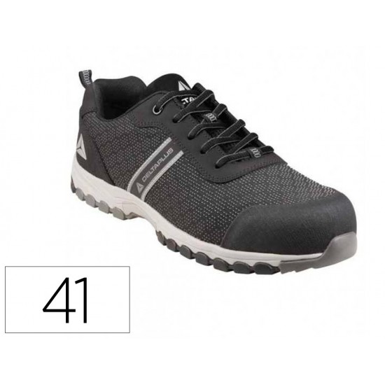 ZAPATO DE SEGURIDAD DELTAPLUS BOSTON DEPORTIVO POLIESTER CON REFUERZO TPU SUELA SELLADA NEGRO TALLA 41 ZAPATO DE SEGURIDAD DELTAPLUS BOSTON DEPORTIVO POLIESTER CON REFUERZO TPU SUELA SELLADA NEGRO TALLA 41