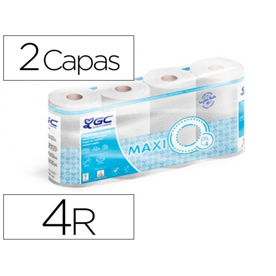 PAPEL DE COCINA GOMA CAMPS 2 CAPAS 90 SERVICIOS 224 MM X 21,6 M 21,5 G/M2 PAQUETE DE 4 ROLLOS PAPEL DE COCINA GOMA CAMPS 2 CAPAS 90 SERVICIOS 224 MM X 21,6 M 21,5 G/M2 PAQUETE DE 4 ROLLOS