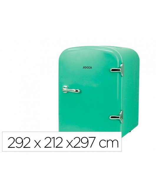 NEVERA PORTATIL JOCCA CON ASA CAPACIDAD 4L TURQUESA 292X212X297 MM