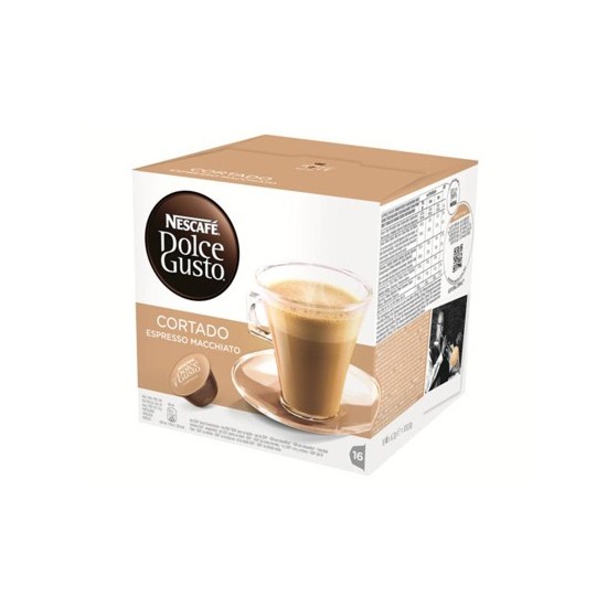 CAFE DOLCE GUSTO CORTADO MONODOSIS CAJA DE 16 UNIDADES CAFE DOLCE GUSTO CORTADO MONODOSIS CAJA DE 16 UNIDADES