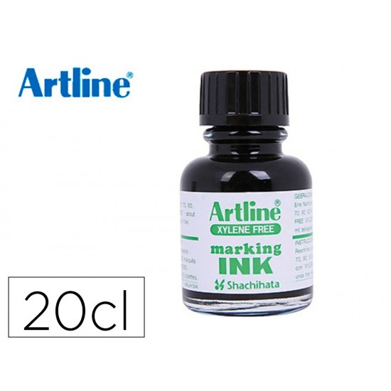 TINTA ROTULADOR ARTLINE ESK-20 NEGRO BOTE 20 CC SIN XILENO TINTA ROTULADOR ARTLINE ESK-20 NEGRO BOTE 20 CC SIN XILENO