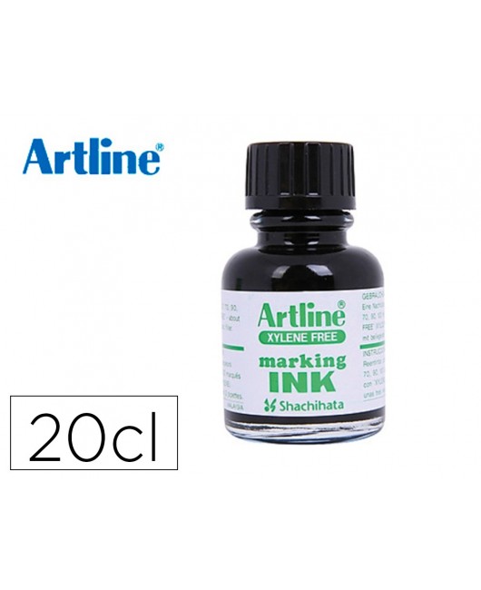 TINTA ROTULADOR ARTLINE ESK-20 NEGRO BOTE 20 CC SIN XILENO