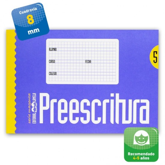 Cuadernillo de preescritura Lamela nº 5