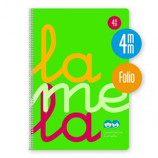 Cuaderno espiral Folio 80 hojas